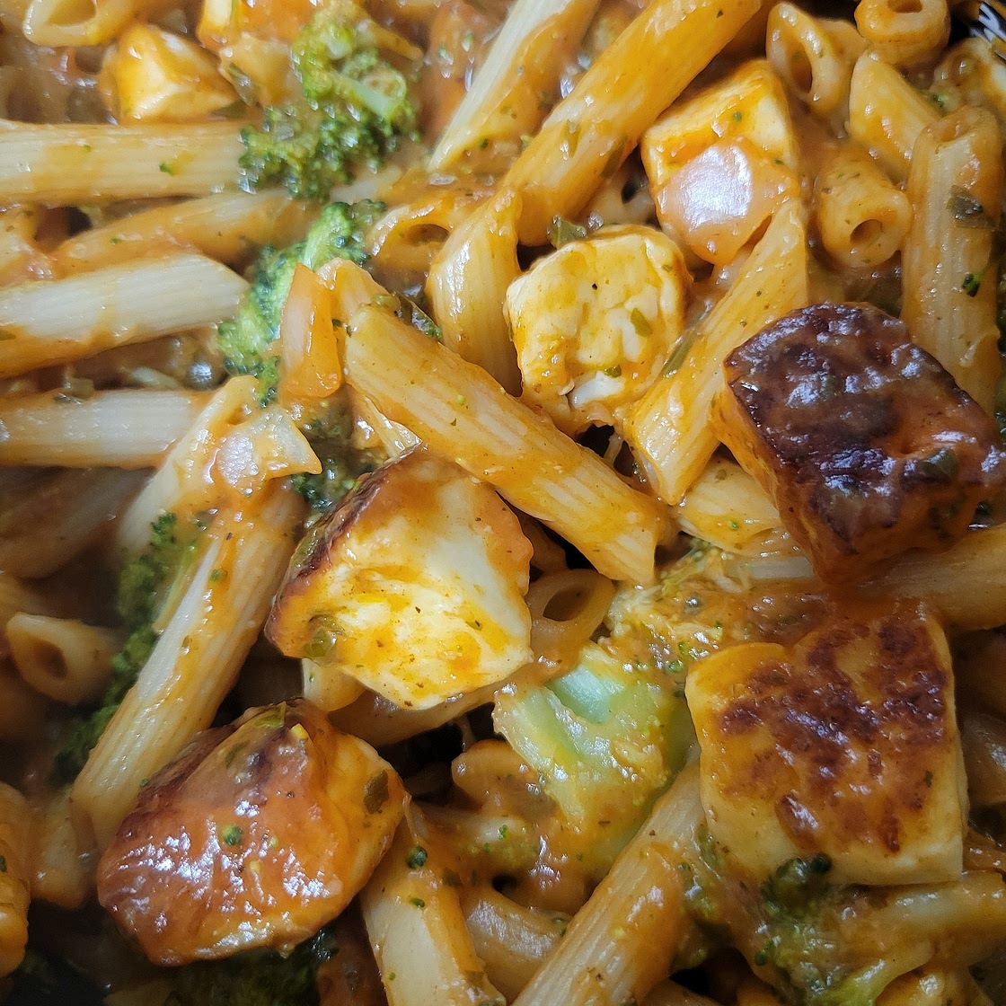 Halloumi Pasta {15 Minute Meal}