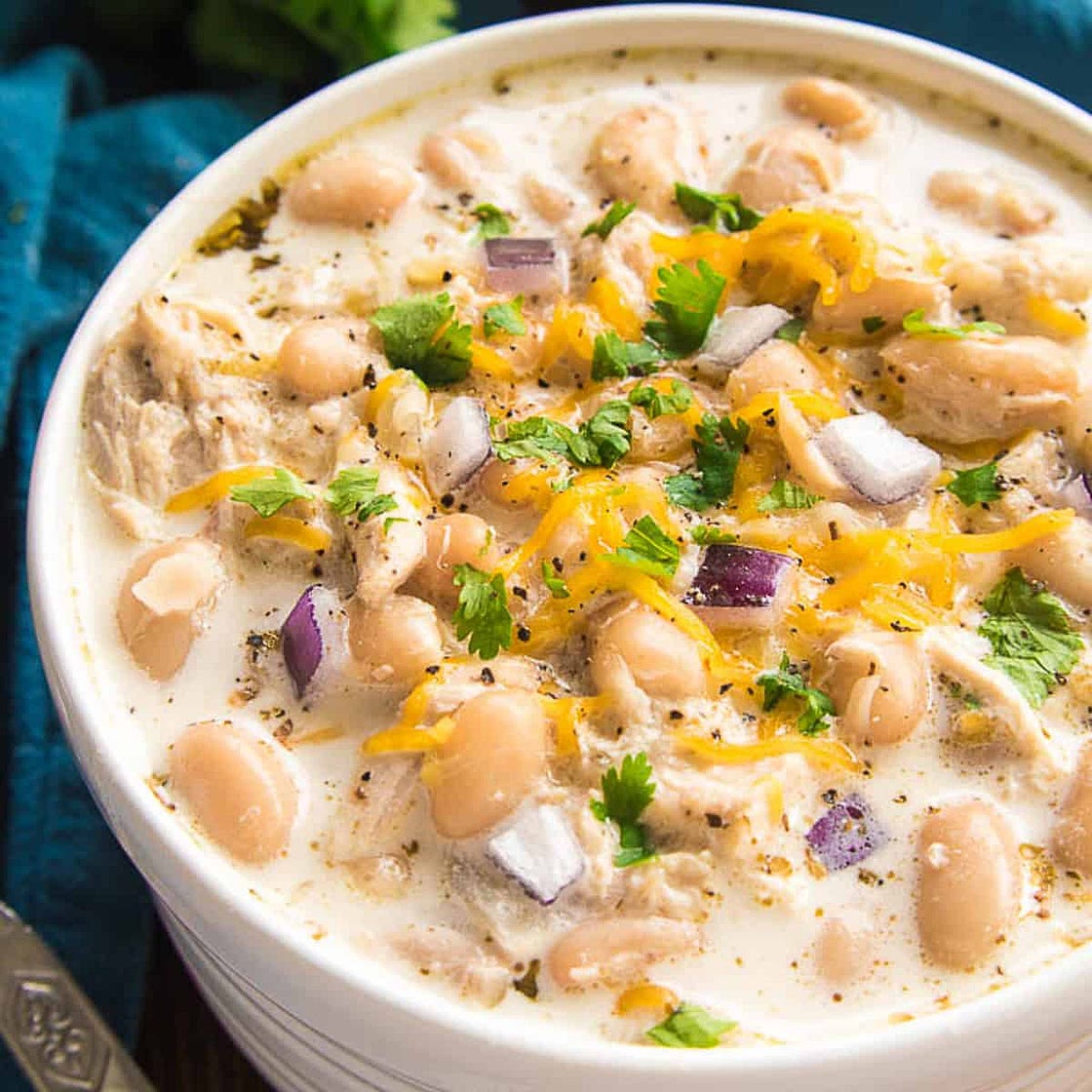 Creamy White Chicken Chili