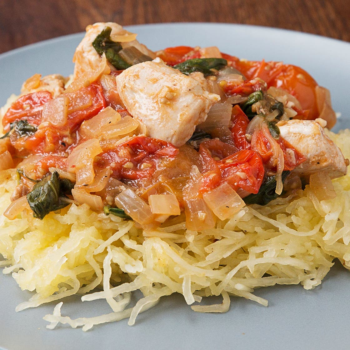 Lemon Chicken & Spaghetti Squash Recipe by Tasty