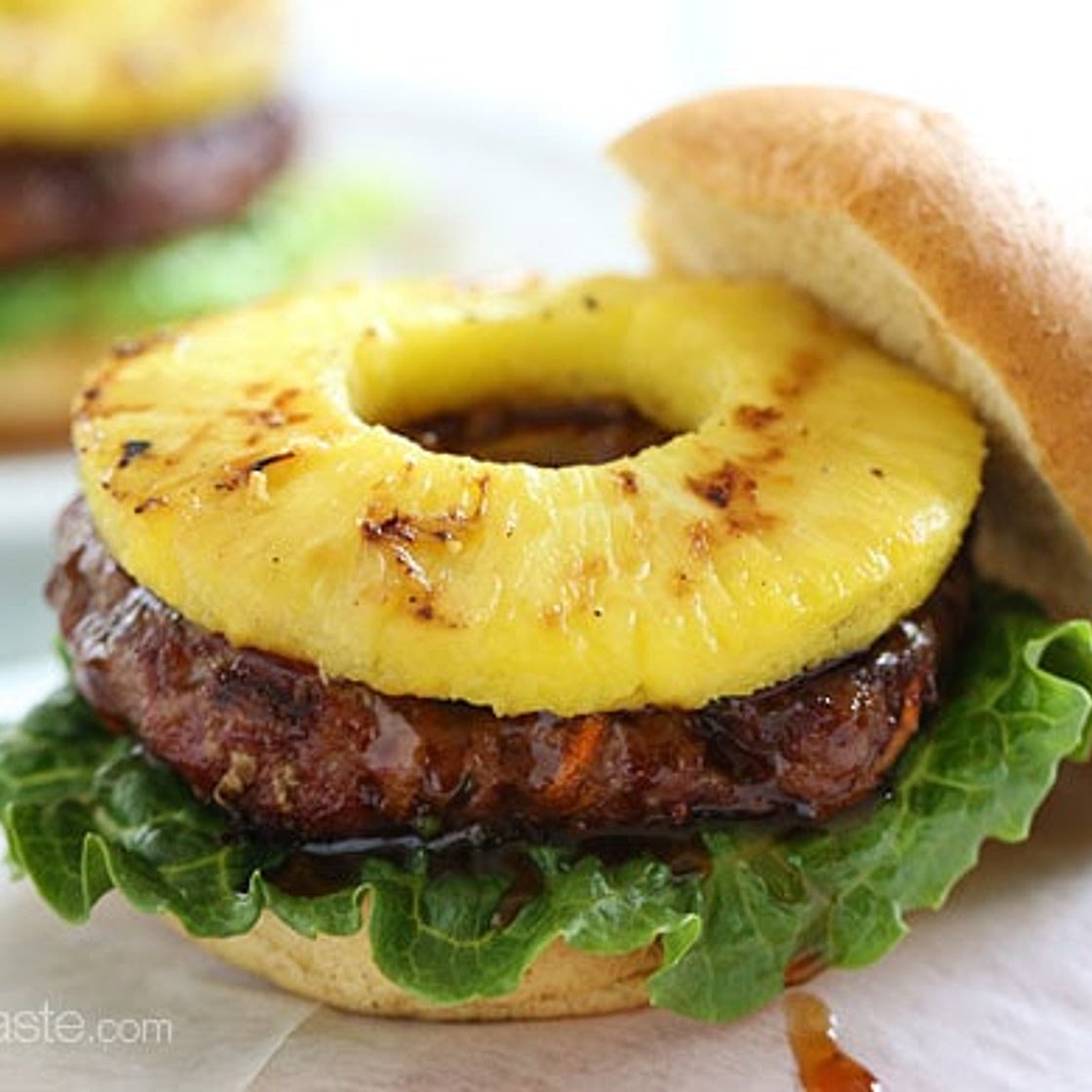 Grilled Hawaiian Teriyaki Burger