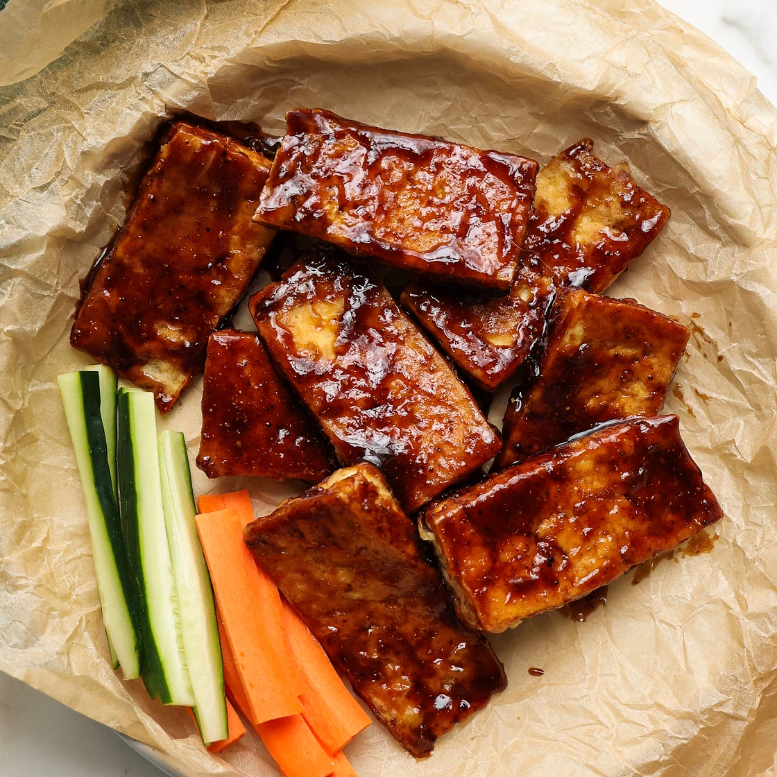 Honey Coriander Tofu Chicken Wings