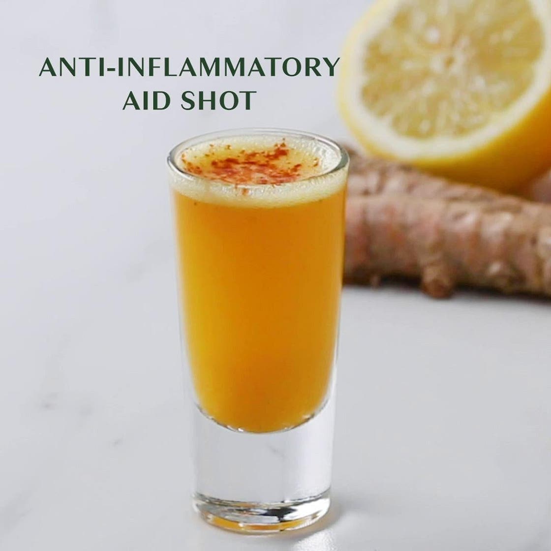 Anti-Inflammatory Aid Wellness Shot Recipe by Tasty