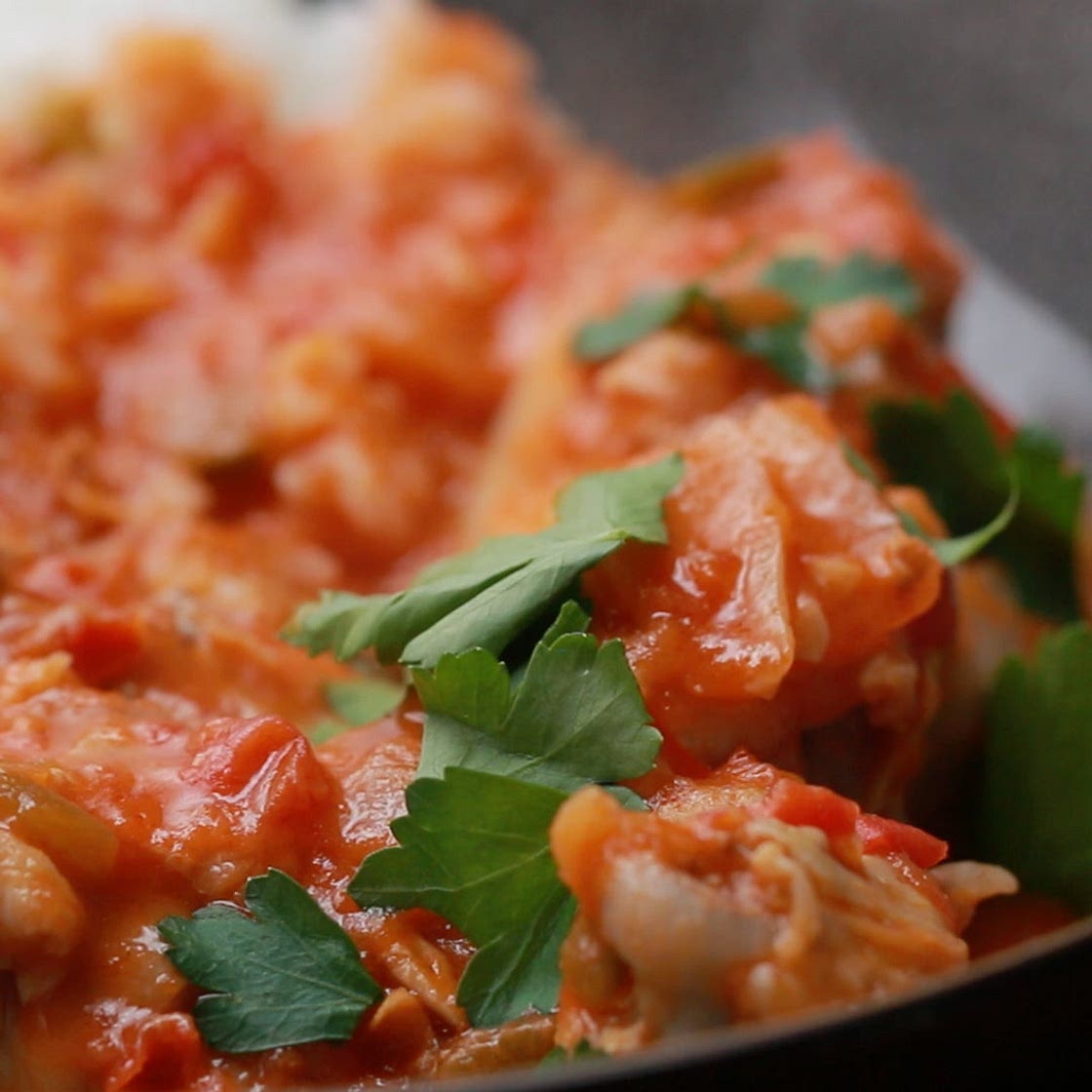 Spicy Tomato Coconut Chicken Recipe by Tasty