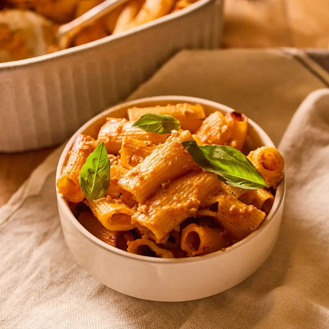 Penne with Bavarian Sausage