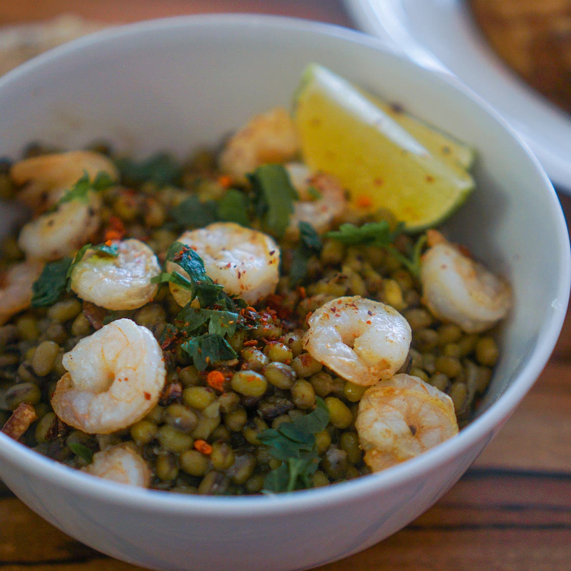 Munggo Guisado with Shrimp