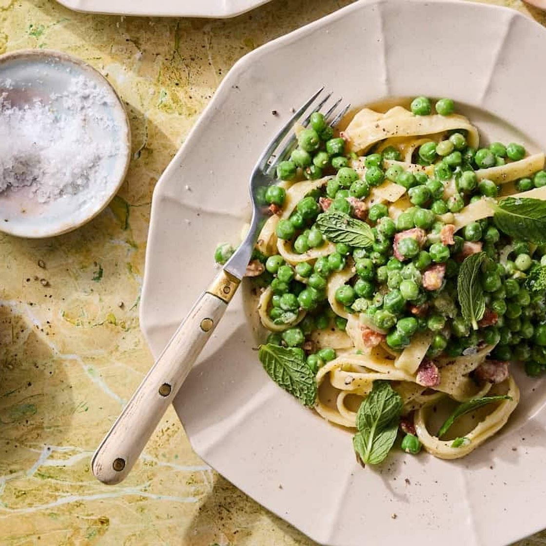 Spring Pasta Carbonara