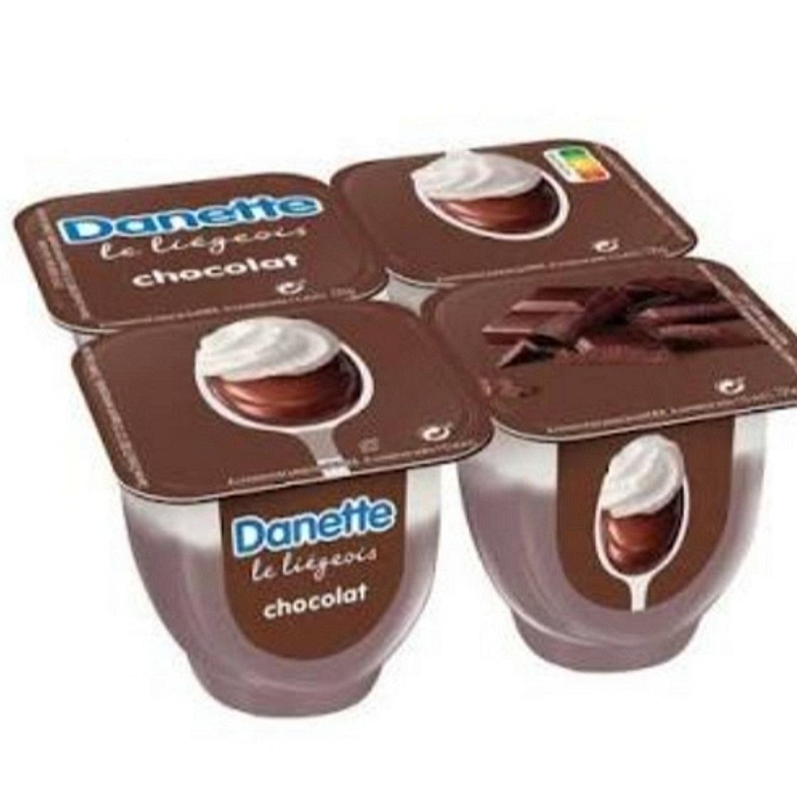 Yaourt chocolat liégeois