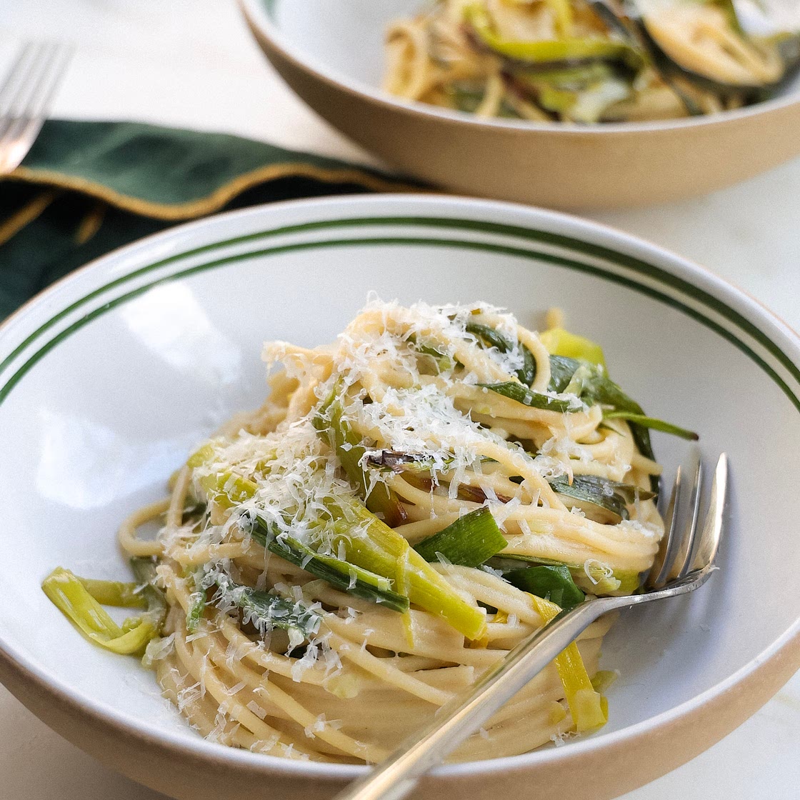 Caramelized Leek Pasta