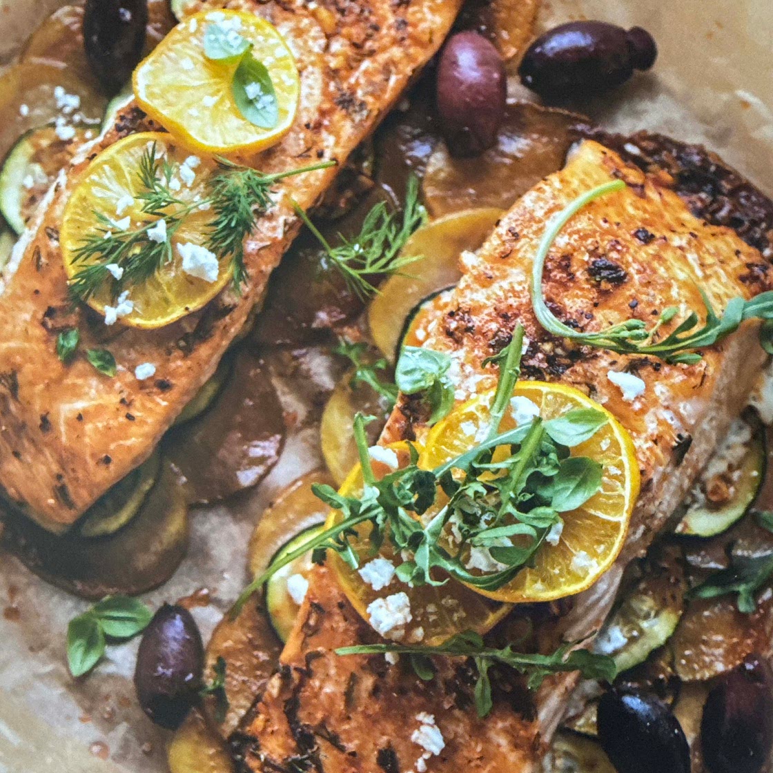 Greek Salmon & Zucchini