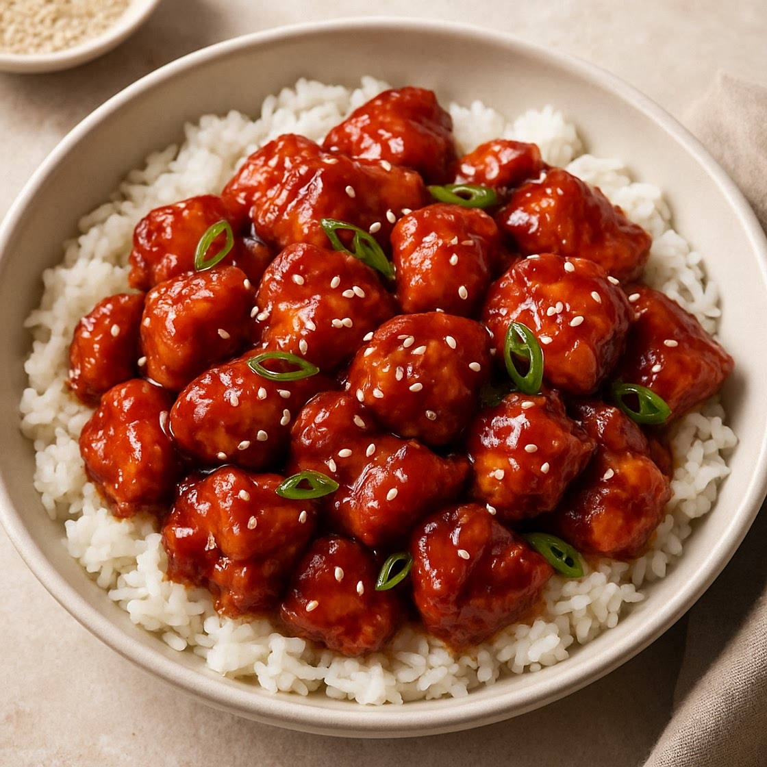 Sweet & Spicy Korean Chicken