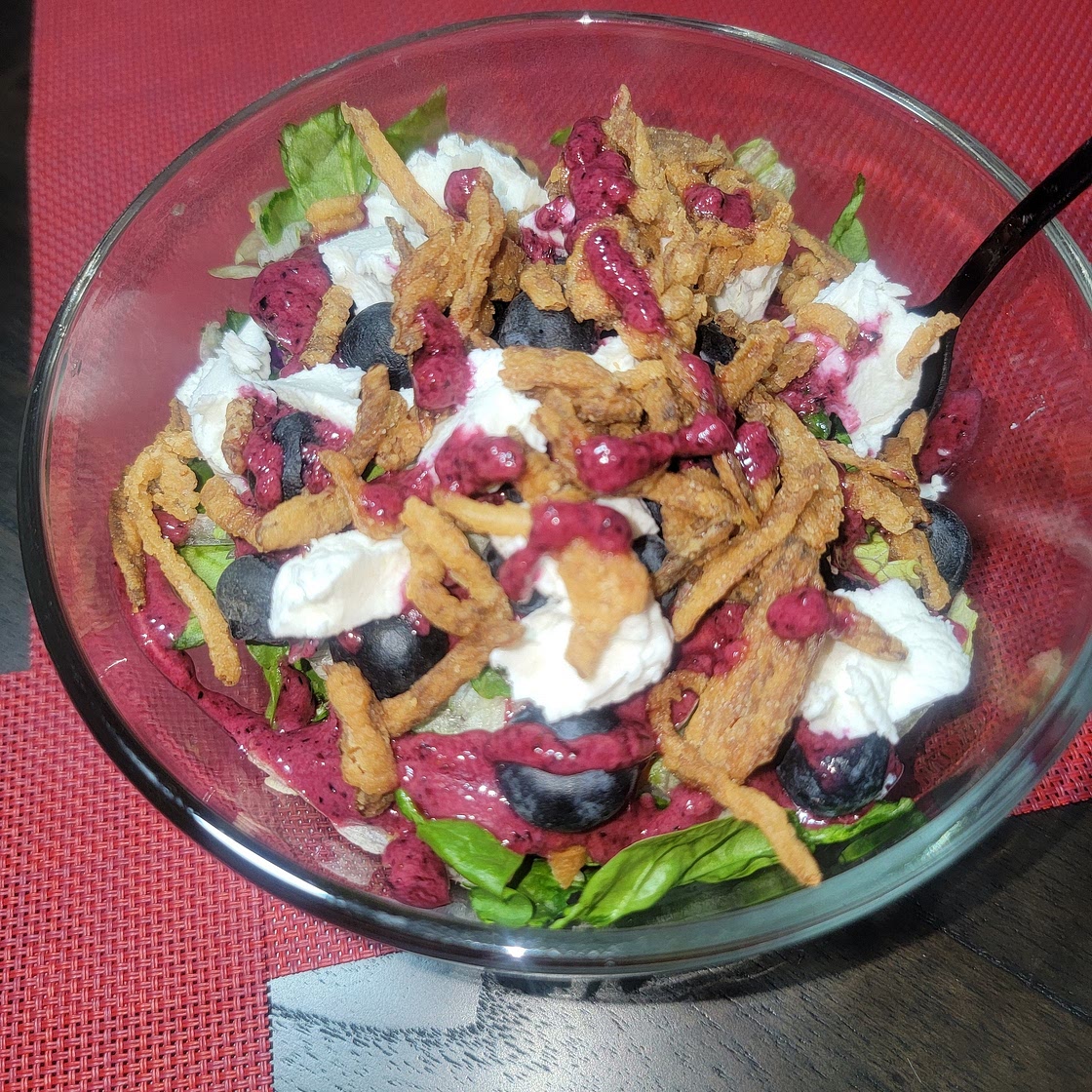 Blueberry Balsamic Salad Sugar Free