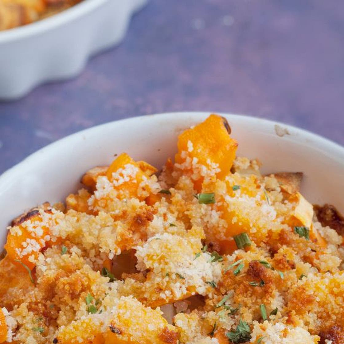 Gratin d'automne végétalien