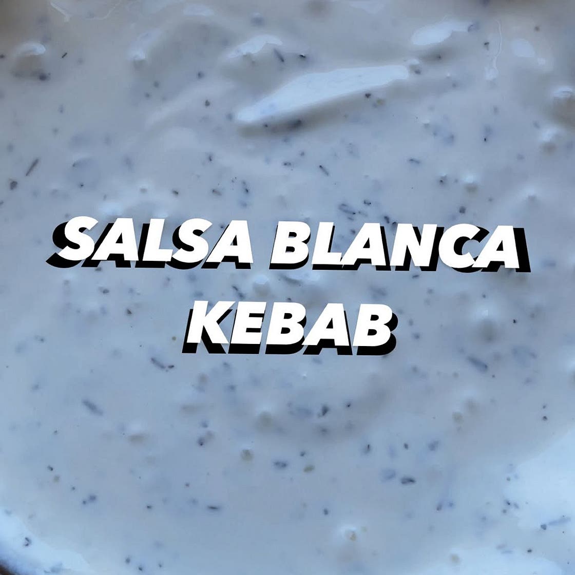 Salsa blanca de kebab