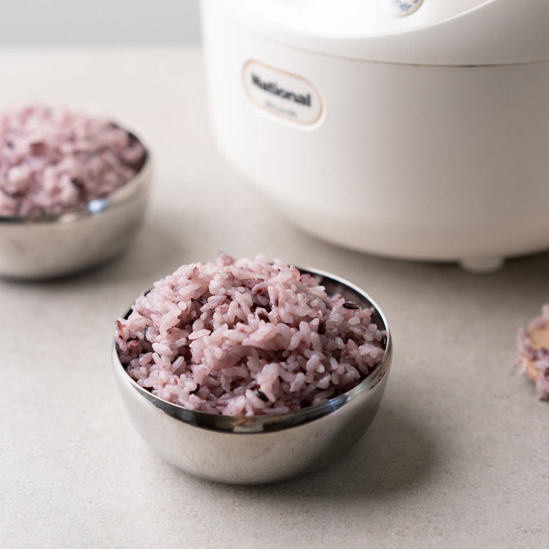 Korean Purple Rice (In a Rice Cooker)