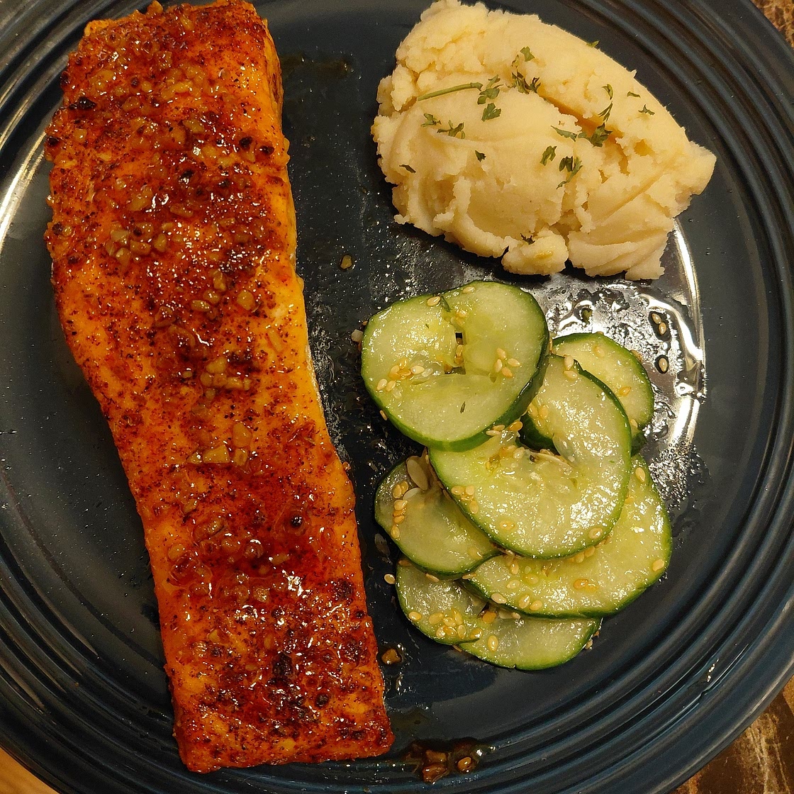 Honey Garlic Glazed Salmon