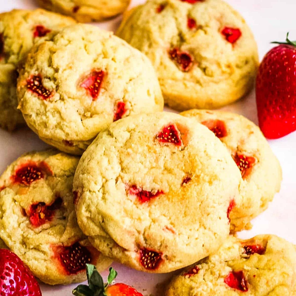 Strawberry Shortcake Cookies