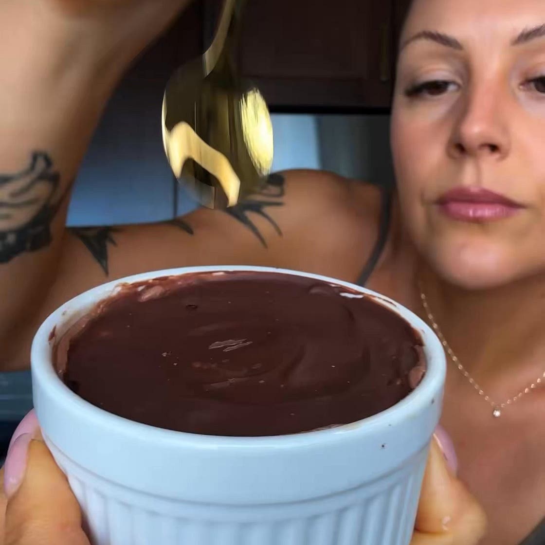 cottage cheese dessert  🍊🍫