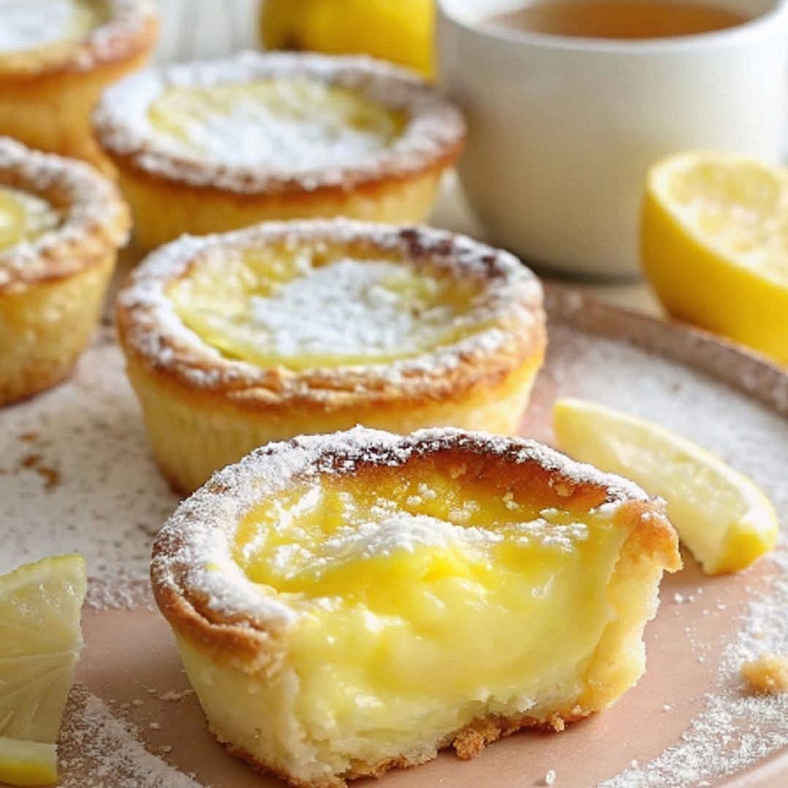 Baby Impossible Lemon Pies