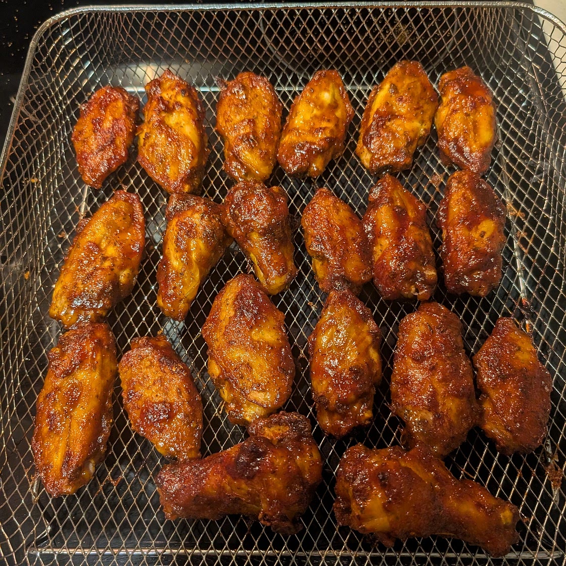 Air Fryer BBQ Chicken Wings
