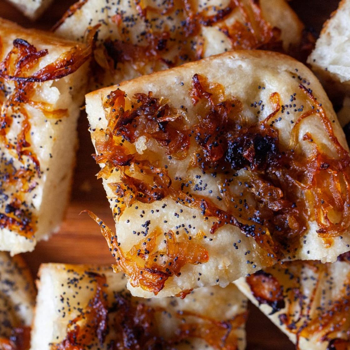 Focaccia Onion Board