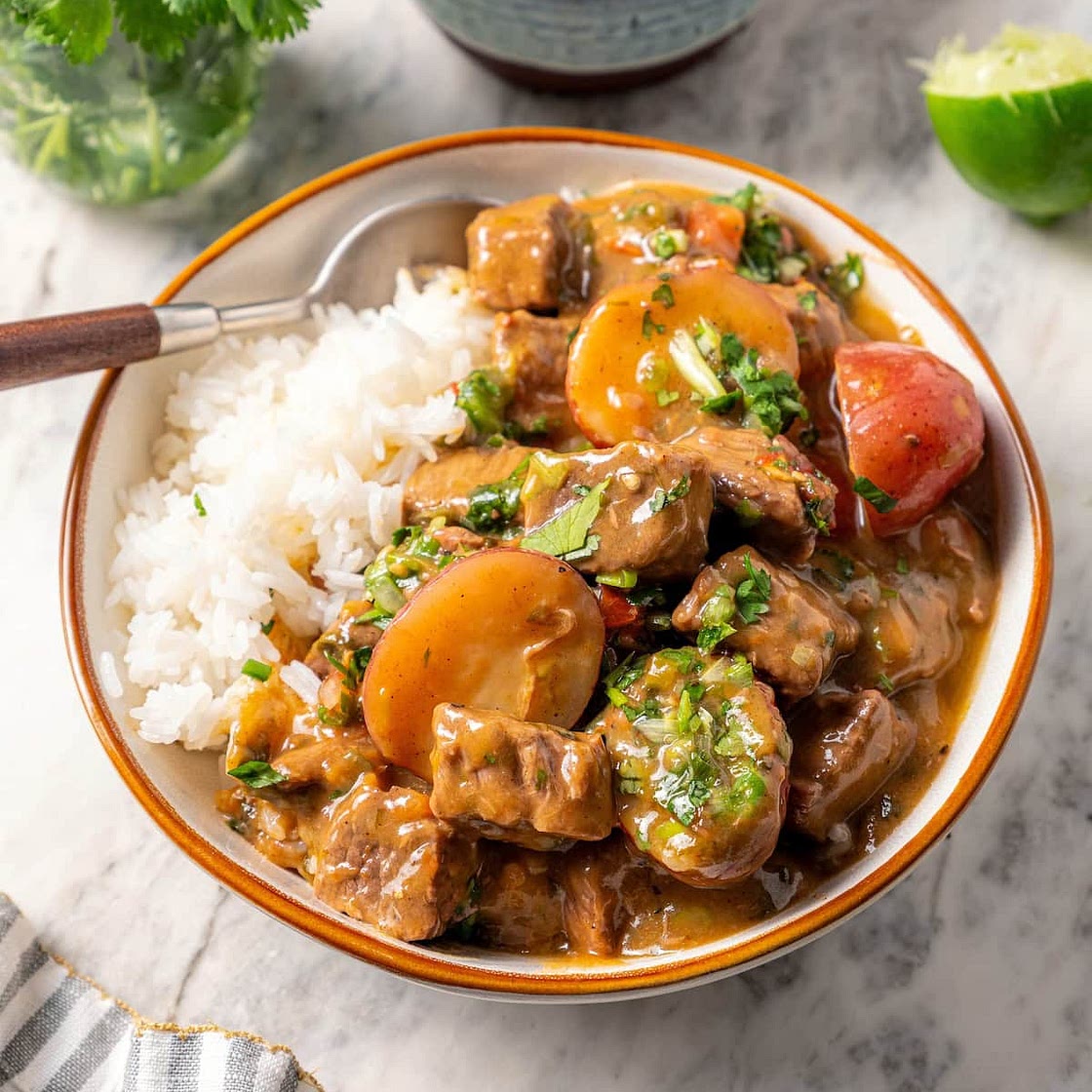Crock Pot Carne Guisada (Latin Beef Stew)