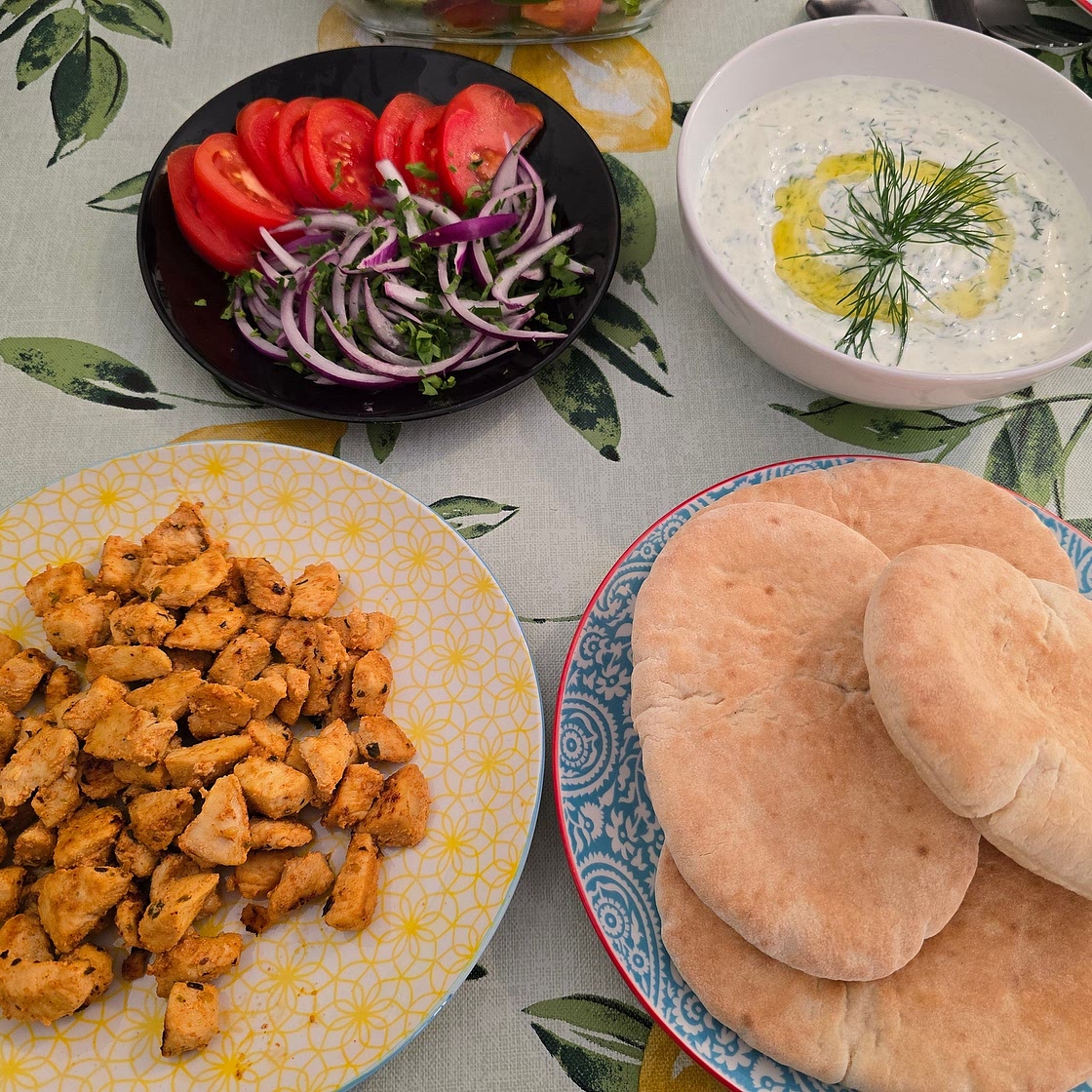 Chicken souvlaki