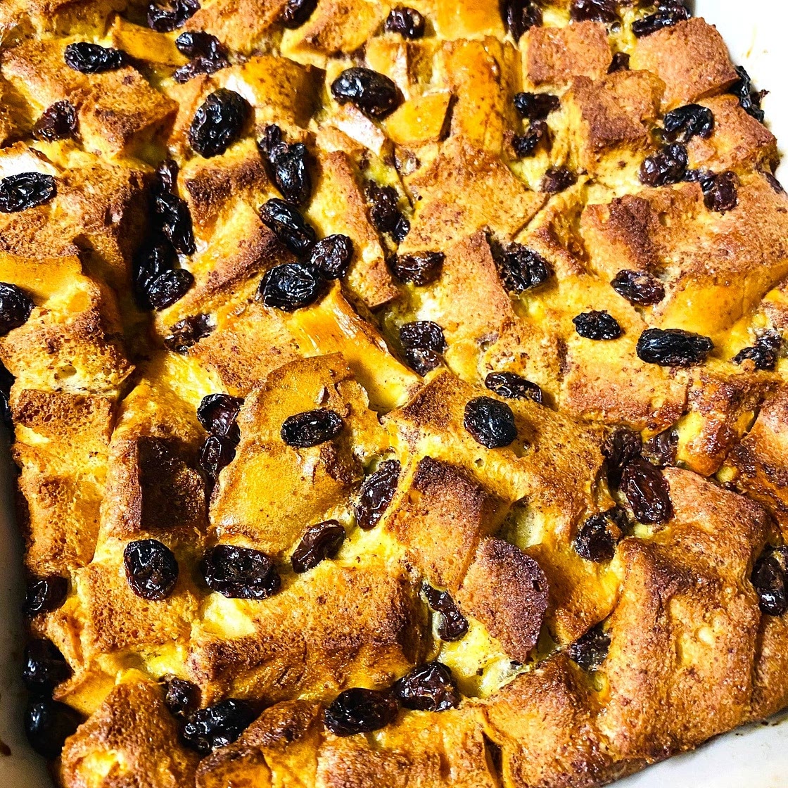 Cinnamon Raisin Bagel Casserole