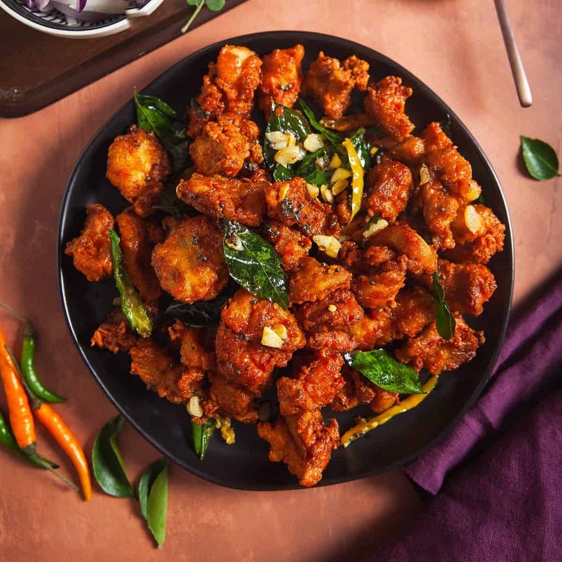 Crispy & Spicy Chicken 65 at Home (Dry Version)