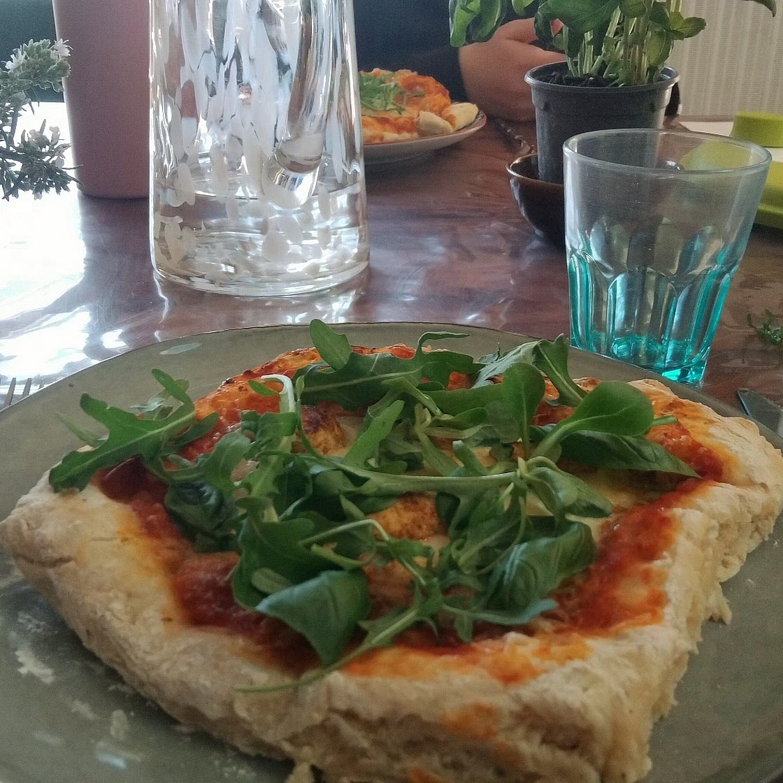 Pâte à pizza healthy inratable