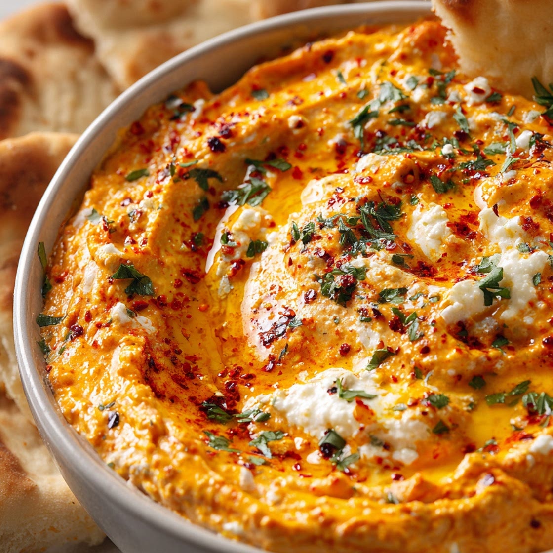 Tirokafteri Recipe (Τυροκαυτερή) – Greek Spicy Feta Dip