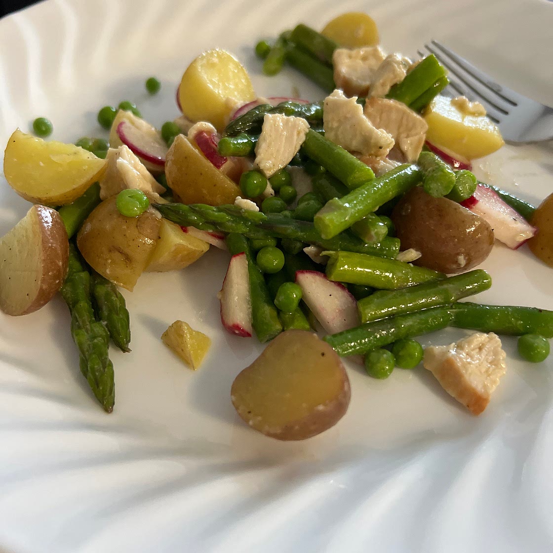 Lemon Potato & Asparagus Salad