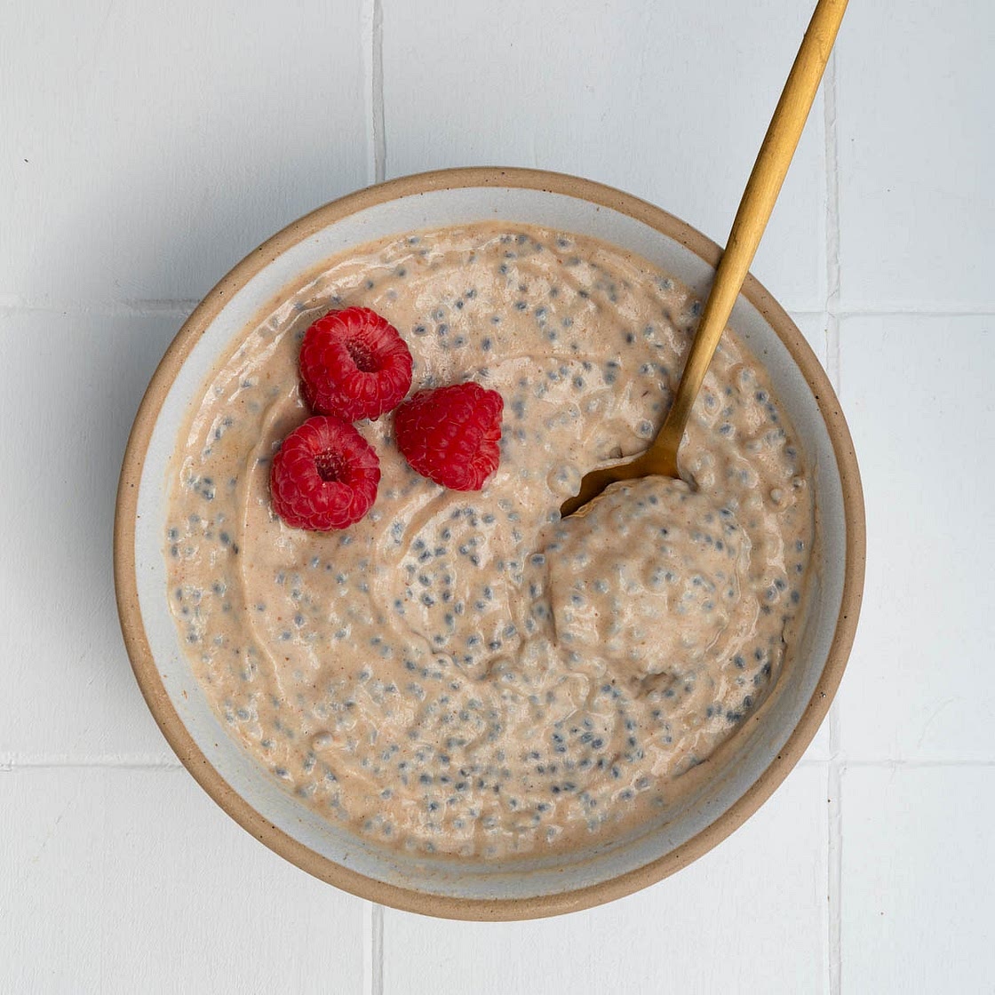 Banana Chia Seed Porridge (High-Protein, No Protein Powder)