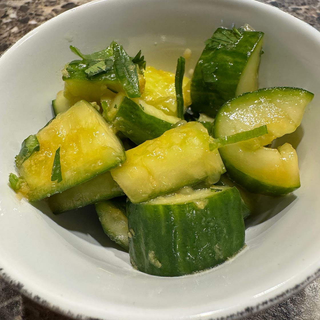 Smashed Cucumber Salad