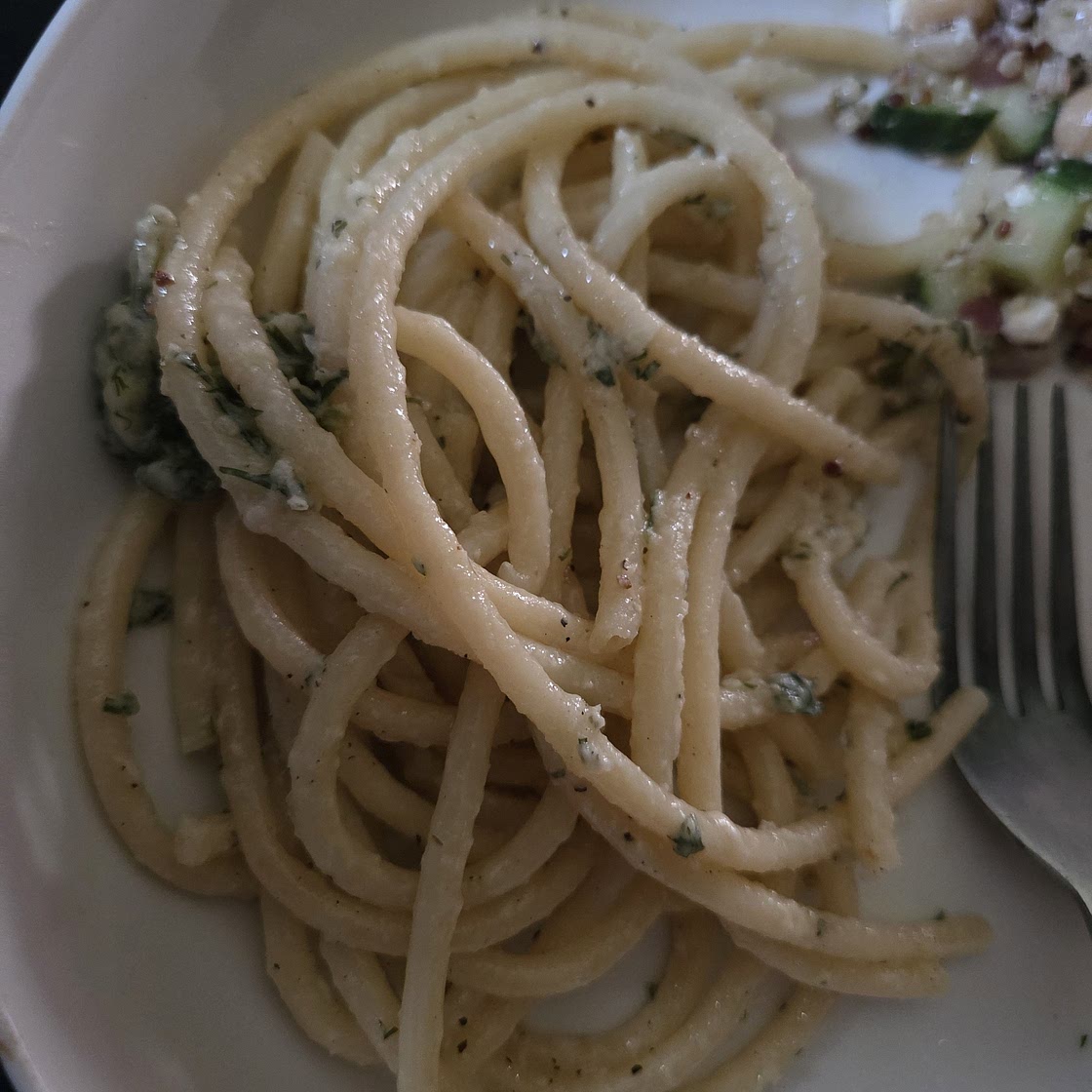 Creamy Lemon Dill Spaghetti