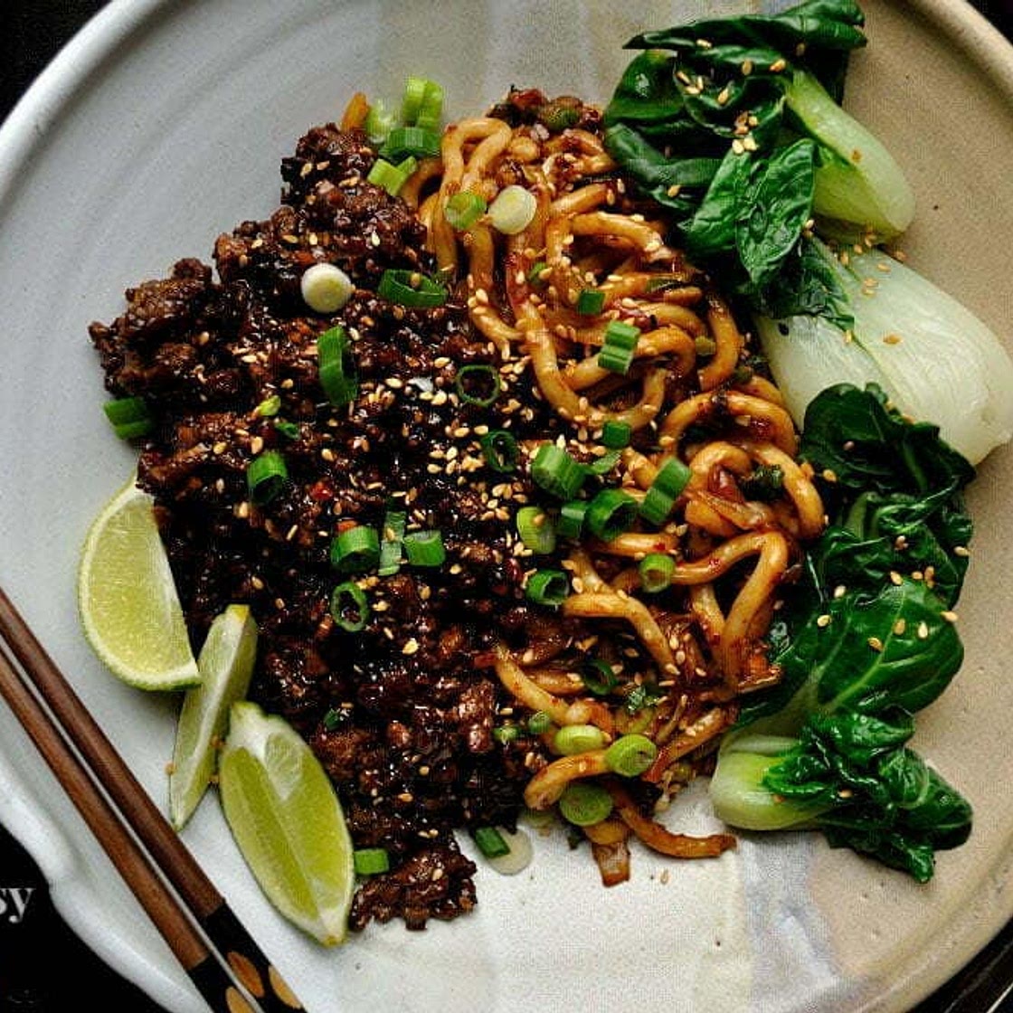 Korean Beef & Kimchi Noodles