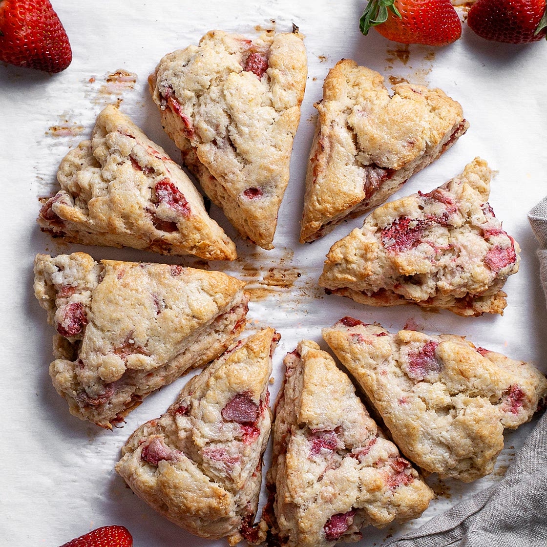 Strawberry Scones