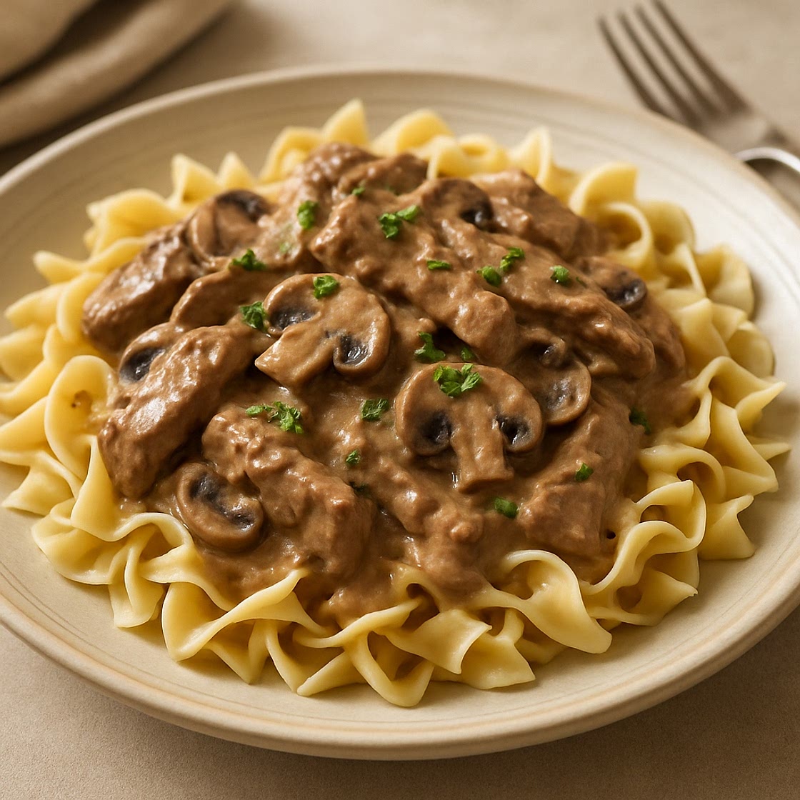 Beef Stroganoff