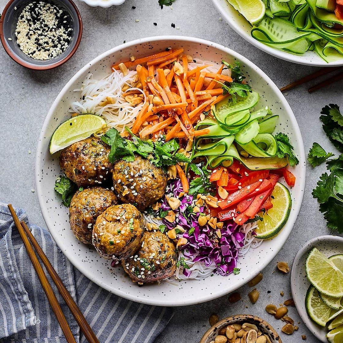 Ginger-Soy Asian Turkey Meatballs