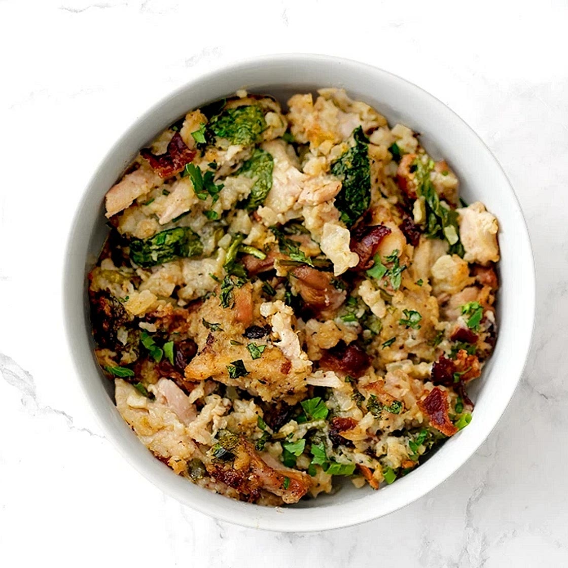 Chicken Bacon Ranch Casserole