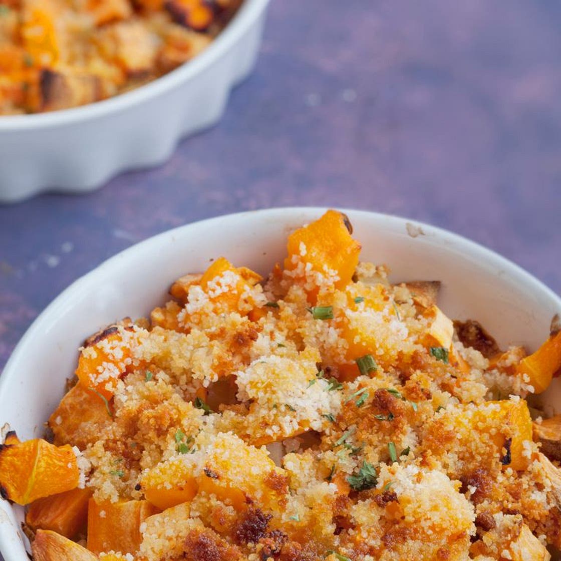 Gratin d'automne végétalien