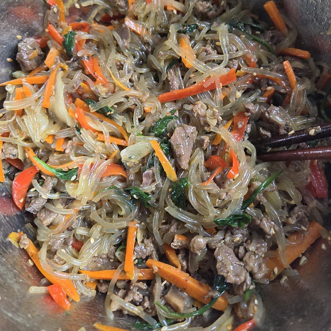 Authentic Japchae Recipe: Korean Glass Noodle Stir Fry