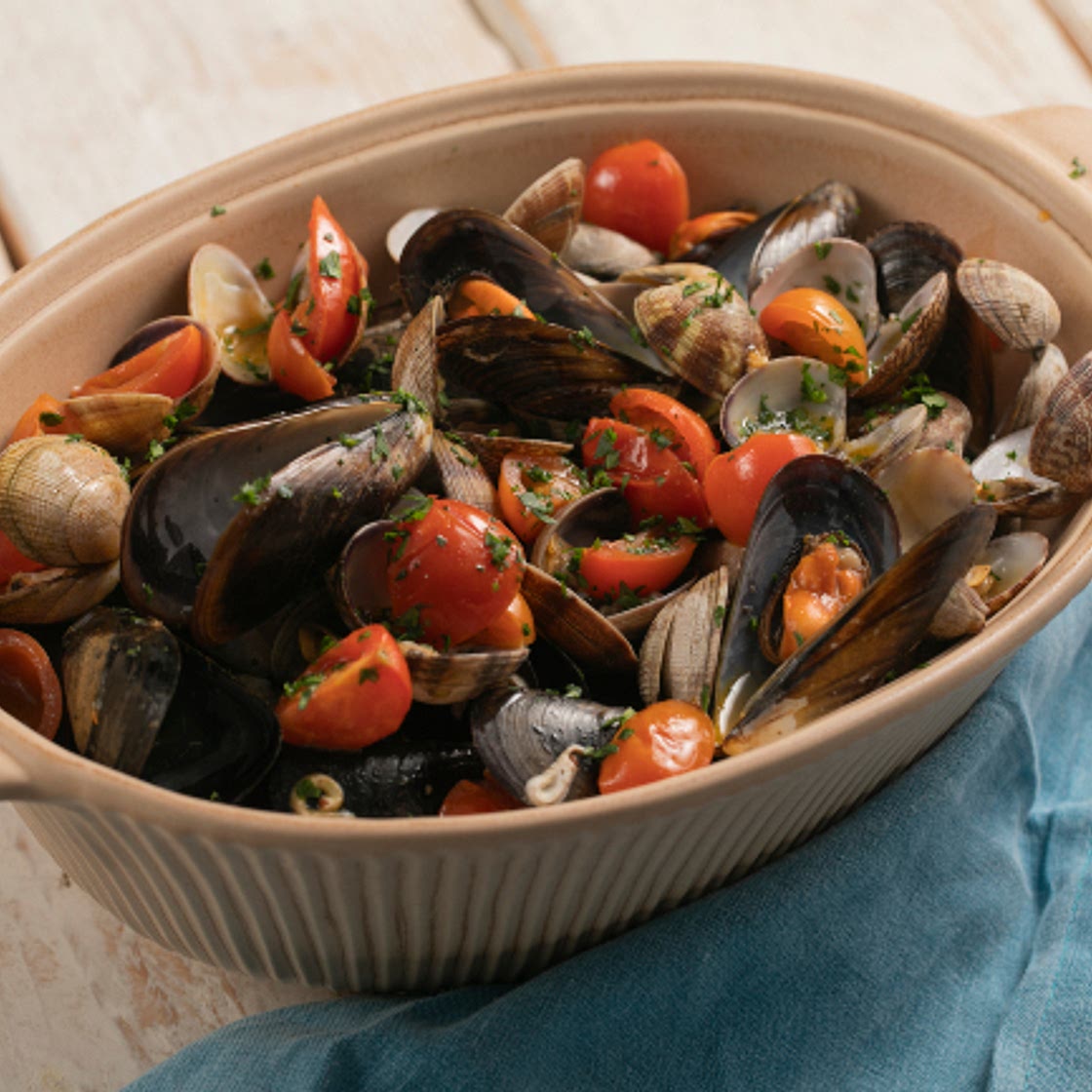 Sautè di cozze e vongole