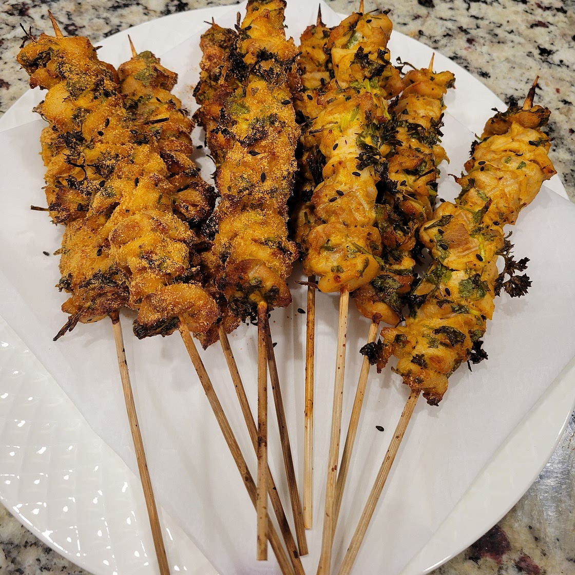 Chicken Skewers in the Oven