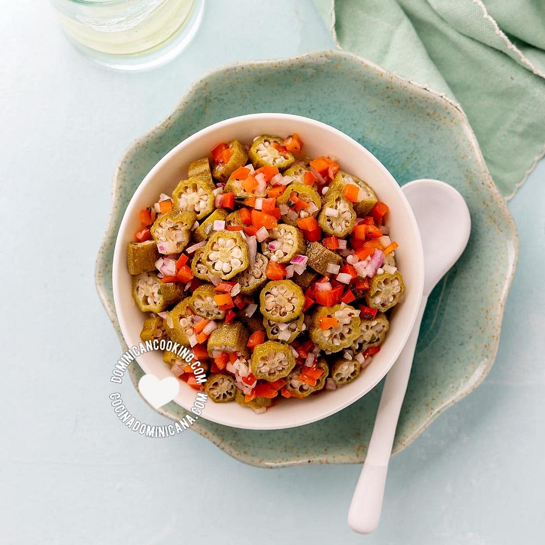 Ensalada de Molondrones [Video+Recipe] Okra Salad
