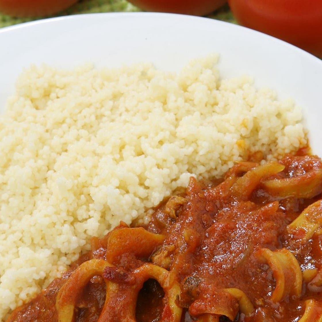 Lamelles d'encornets à la tomate
