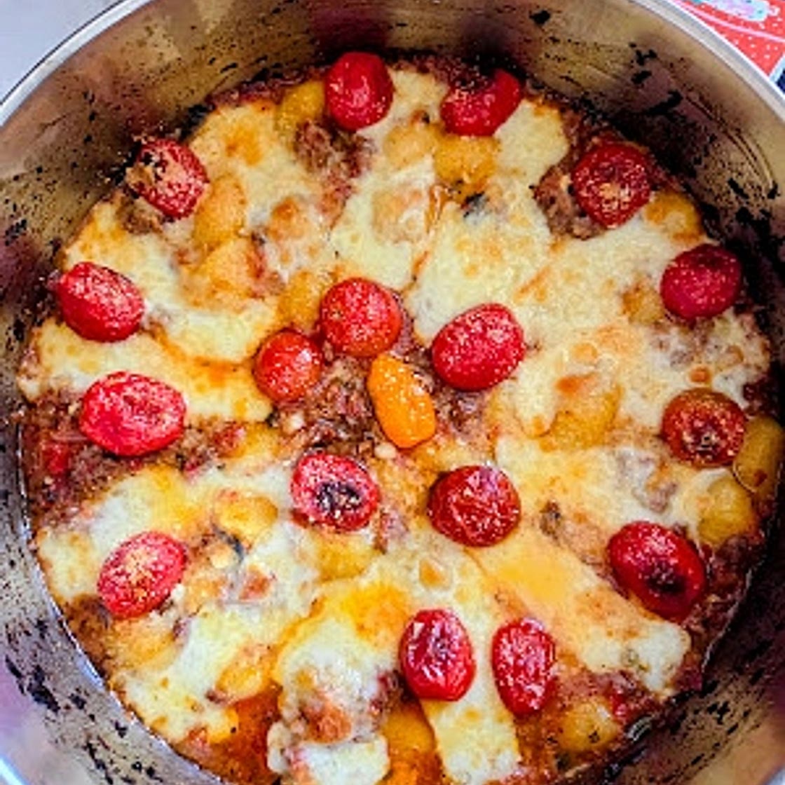 Cheesy Baked Gnocchi