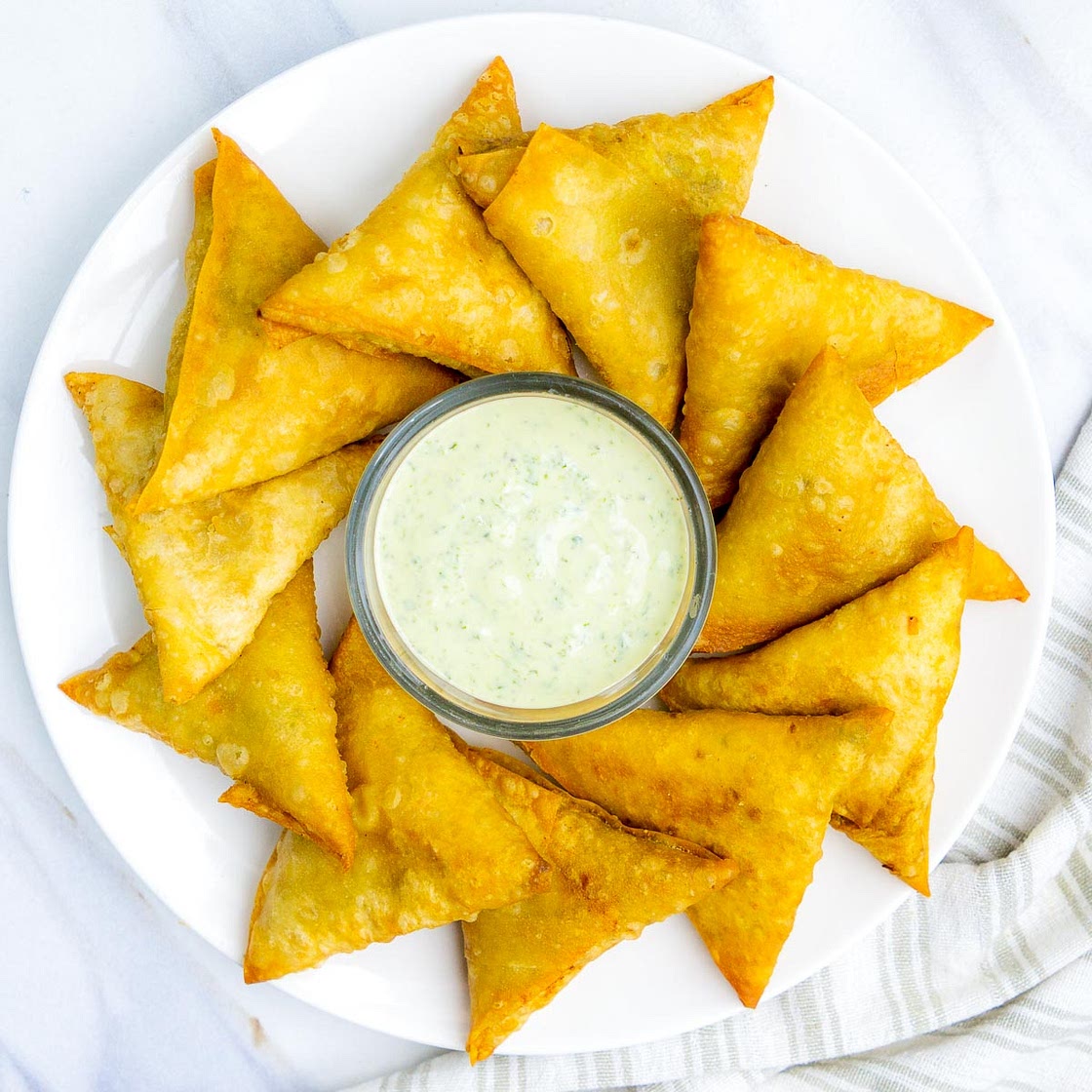 Aloo Samosa with Samosa Patti