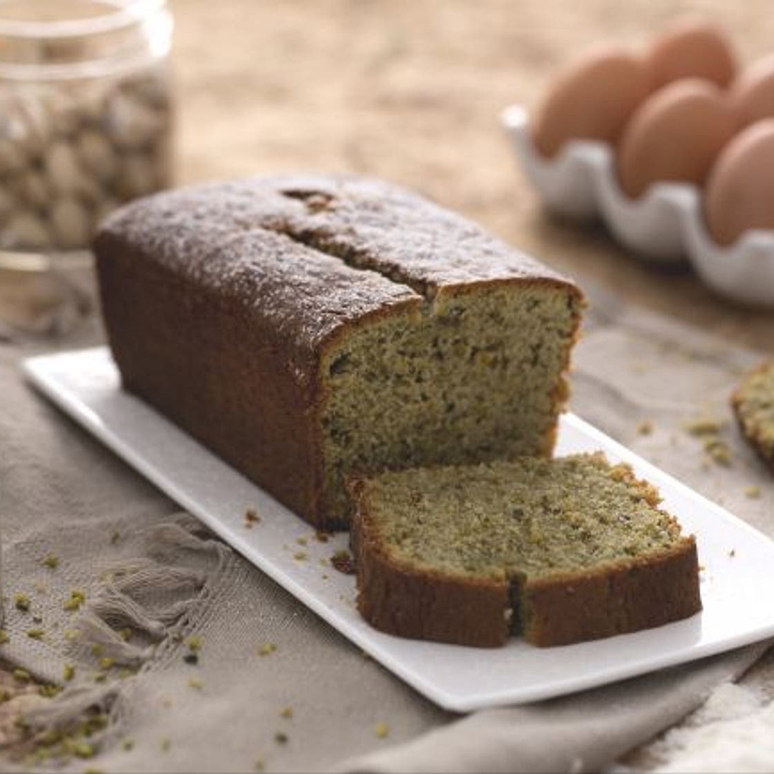 Plumcake al pistacchio