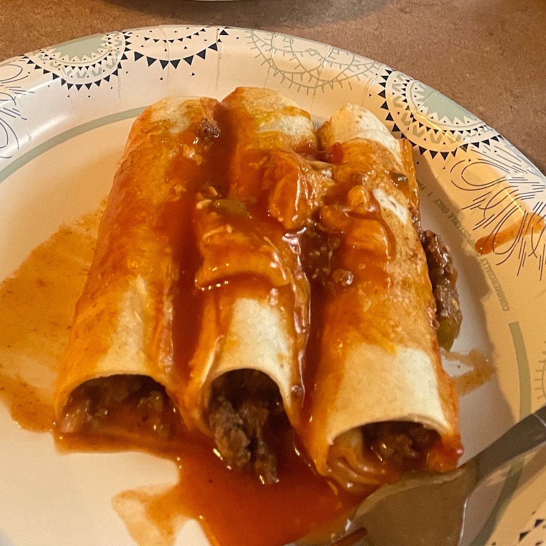 5 Ingredient Beef Enchiladas