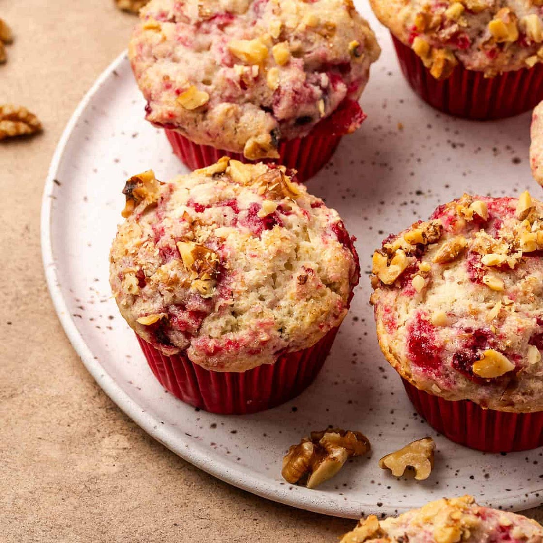 Cranberry Sauce Muffins